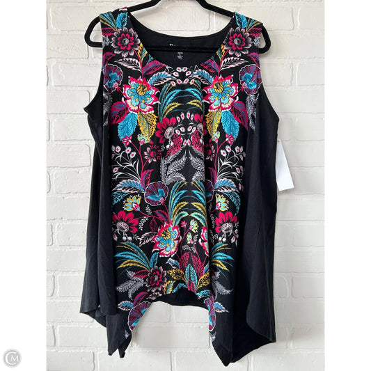 Top Sleeveless Basic By Roamans In Black, Size: L