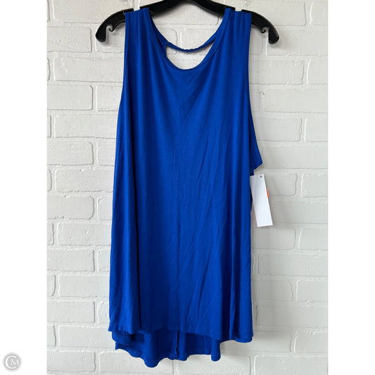 Top Sleeveless Basic By Lane Bryant In Blue, Size: 3x
