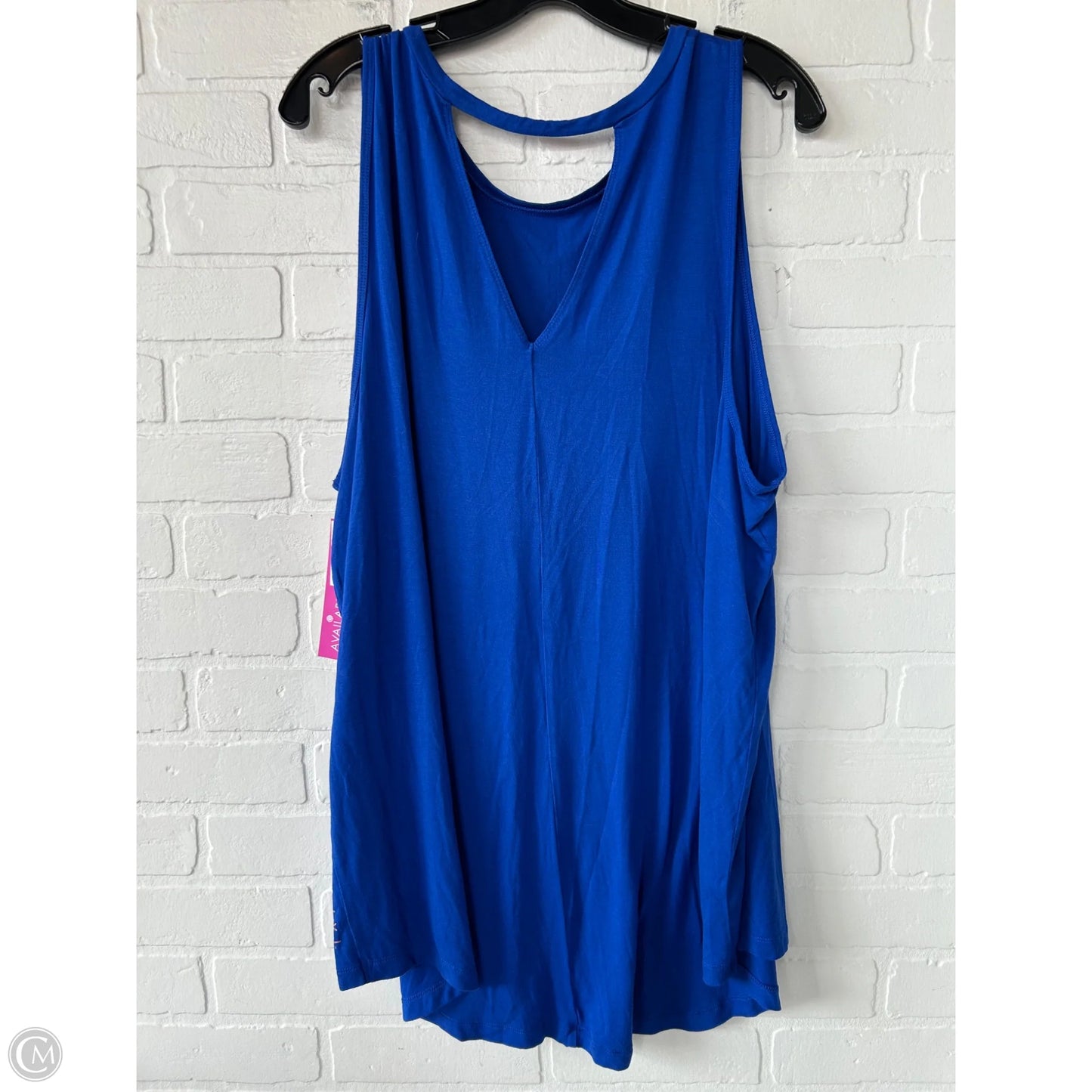 Top Sleeveless Basic By Lane Bryant In Blue, Size: 3x
