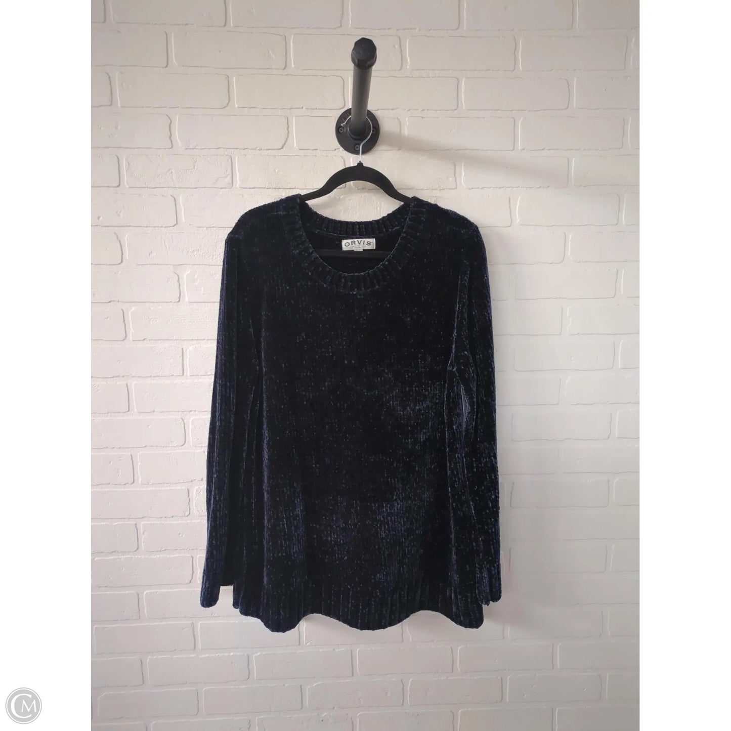 Sweater By Orvis In Blue, Size: Xs