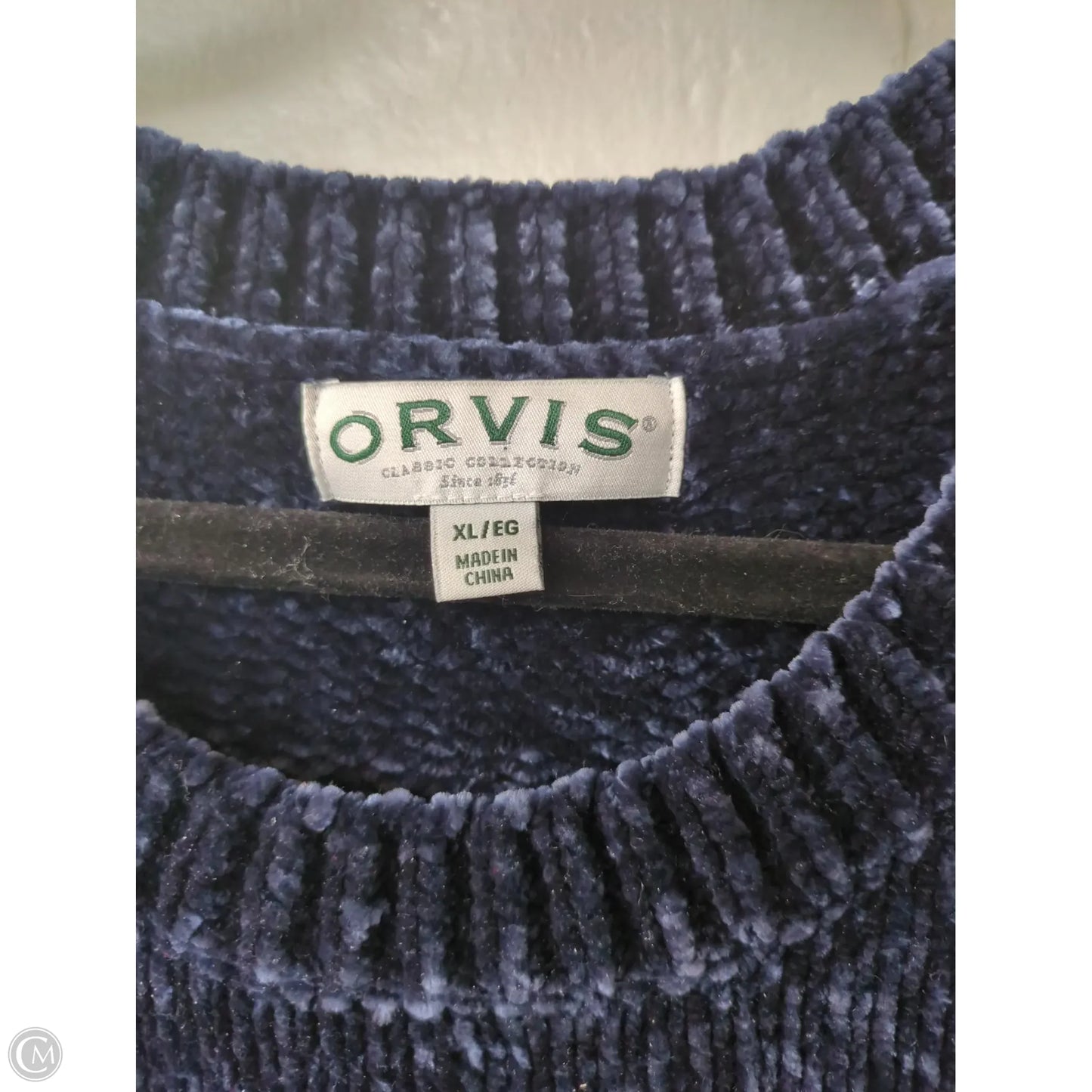 Sweater By Orvis In Blue, Size: Xs