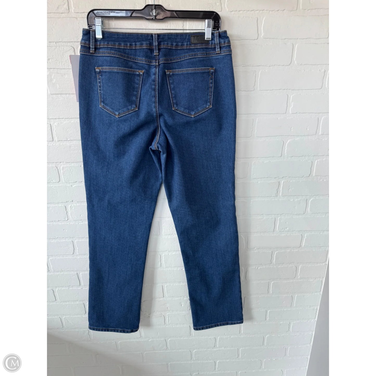 Jeans Straight By Natural Reflections In Blue Denim, Size: 8