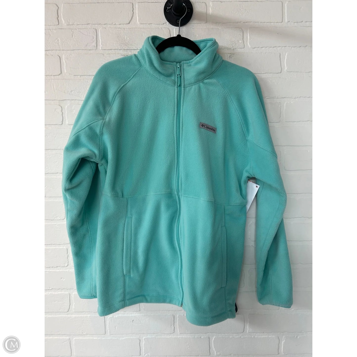 Jacket Fleece By Columbia In GREEN, Size: L