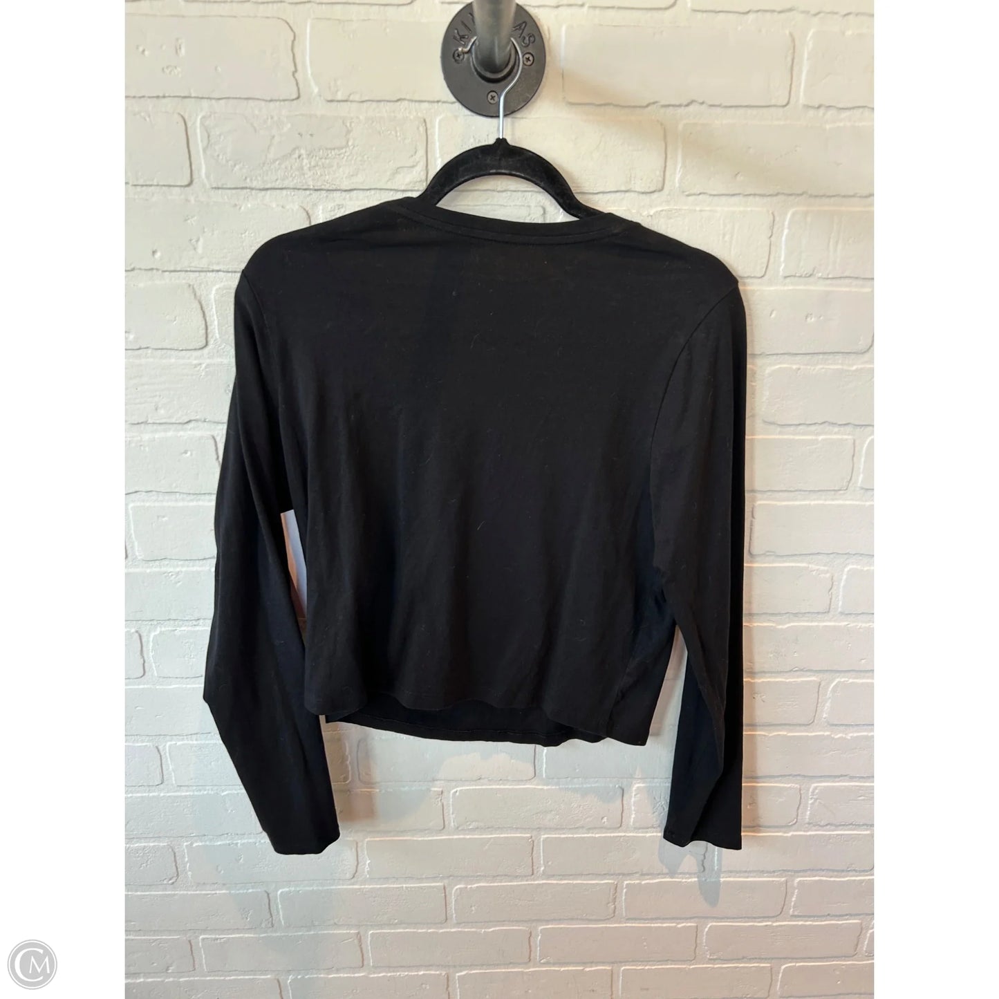 Top Long Sleeve Basic By Old Navy In Black, Size: L