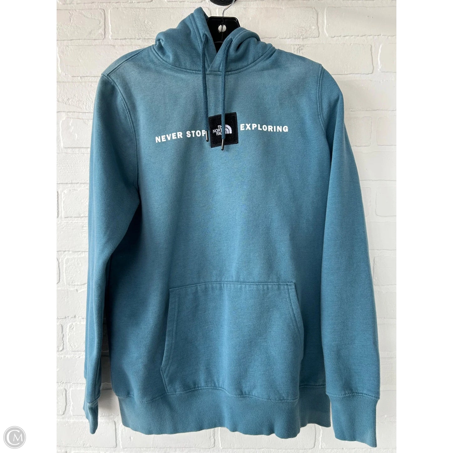 Sweatshirt Hoodie By The North Face In Blue, Size: M
