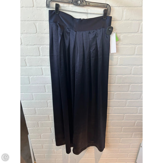 Pants Wide Leg By Carmen Marc Valvo In Blue Denim, Size: 10