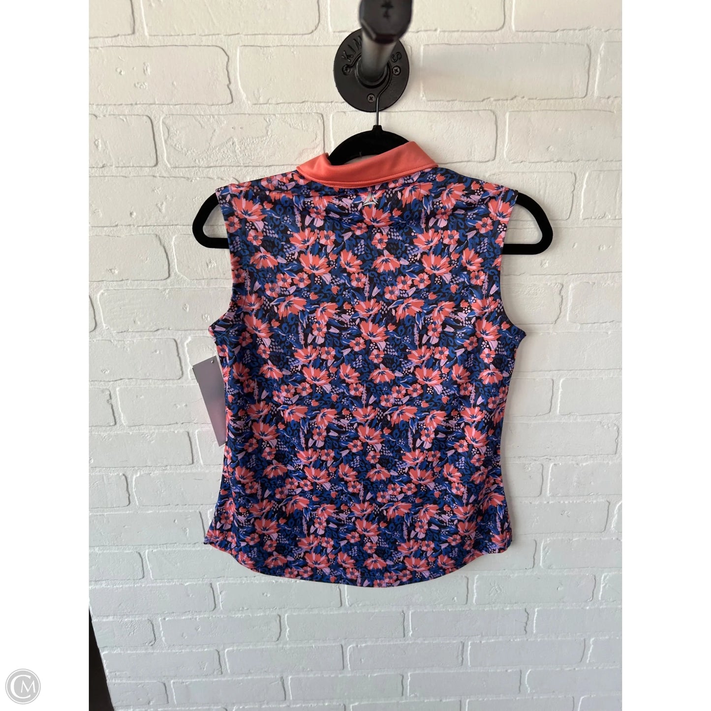 Athletic Tank Top By bermuda sands In Blue & Orange, Size: Xs