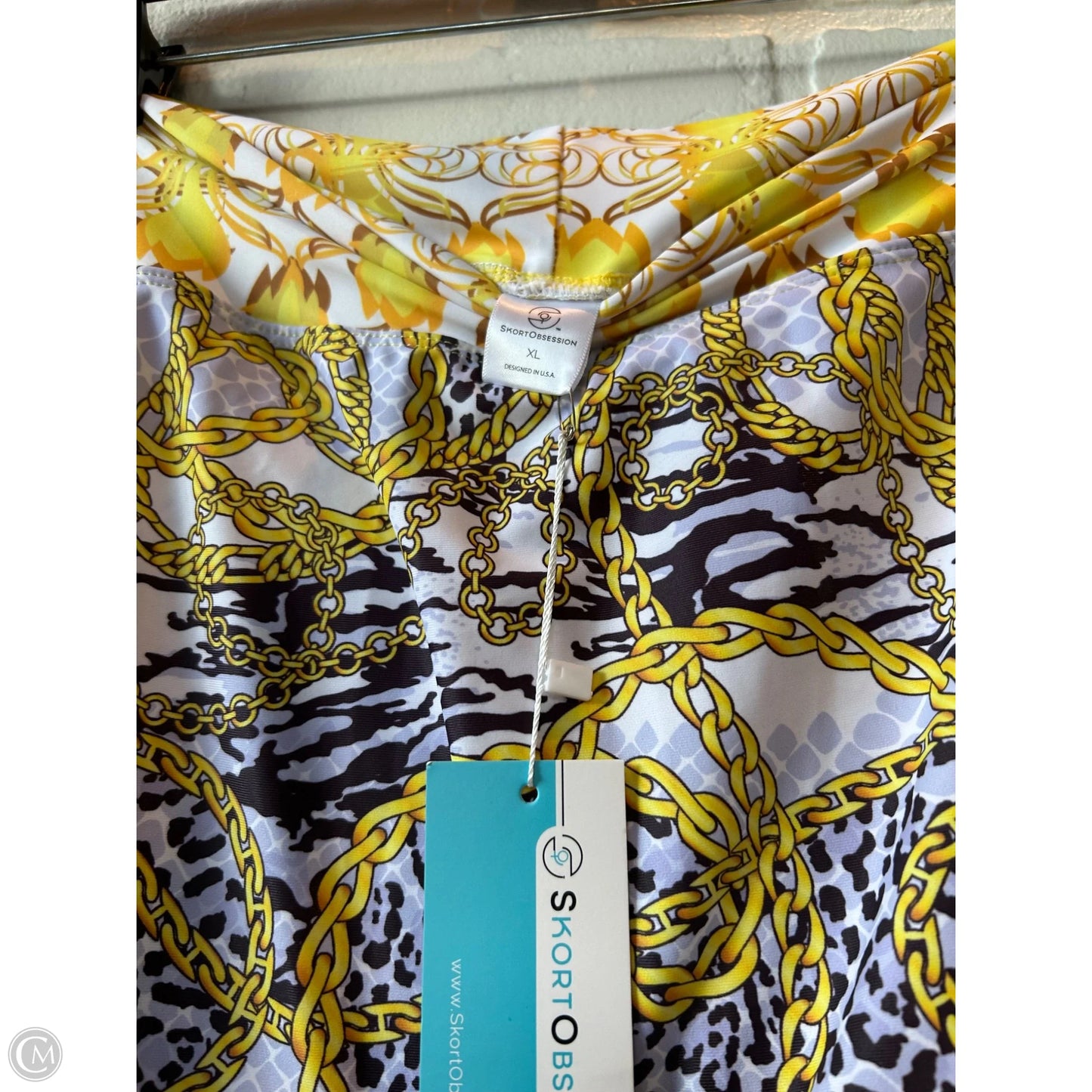Athletic Skort By skort obsession In Yellow, Size: 16