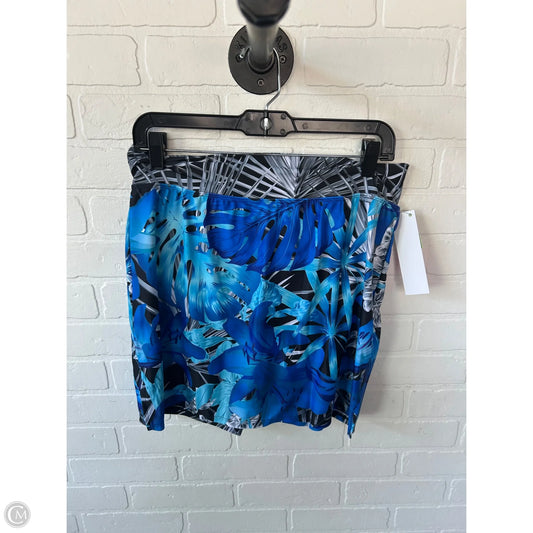 Athletic Skort By Clothes Mentor In Black & Blue, Size: 16