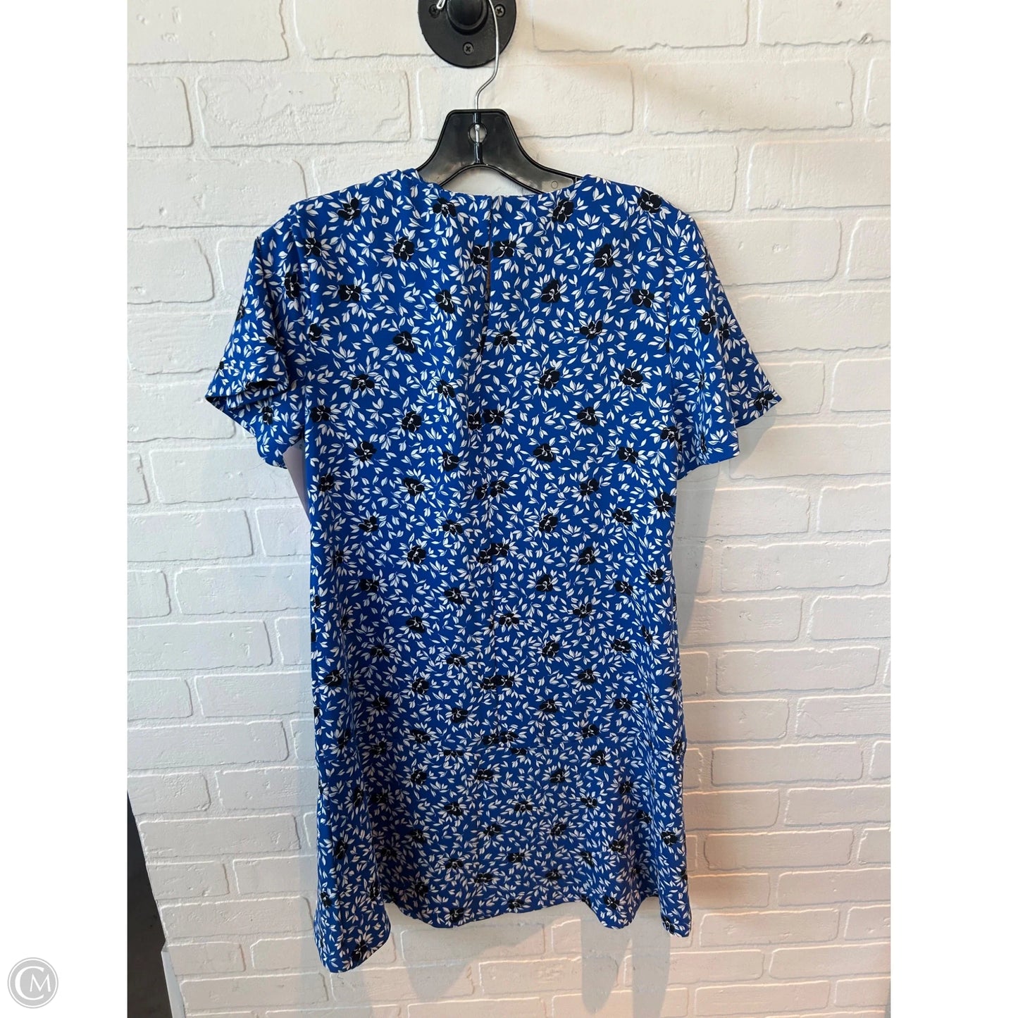 Dress Casual Short By Ann Taylor In Blue & White, Size: Xs