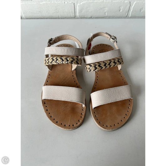 Sandals Designer By Ugg In Cream, Size: 5