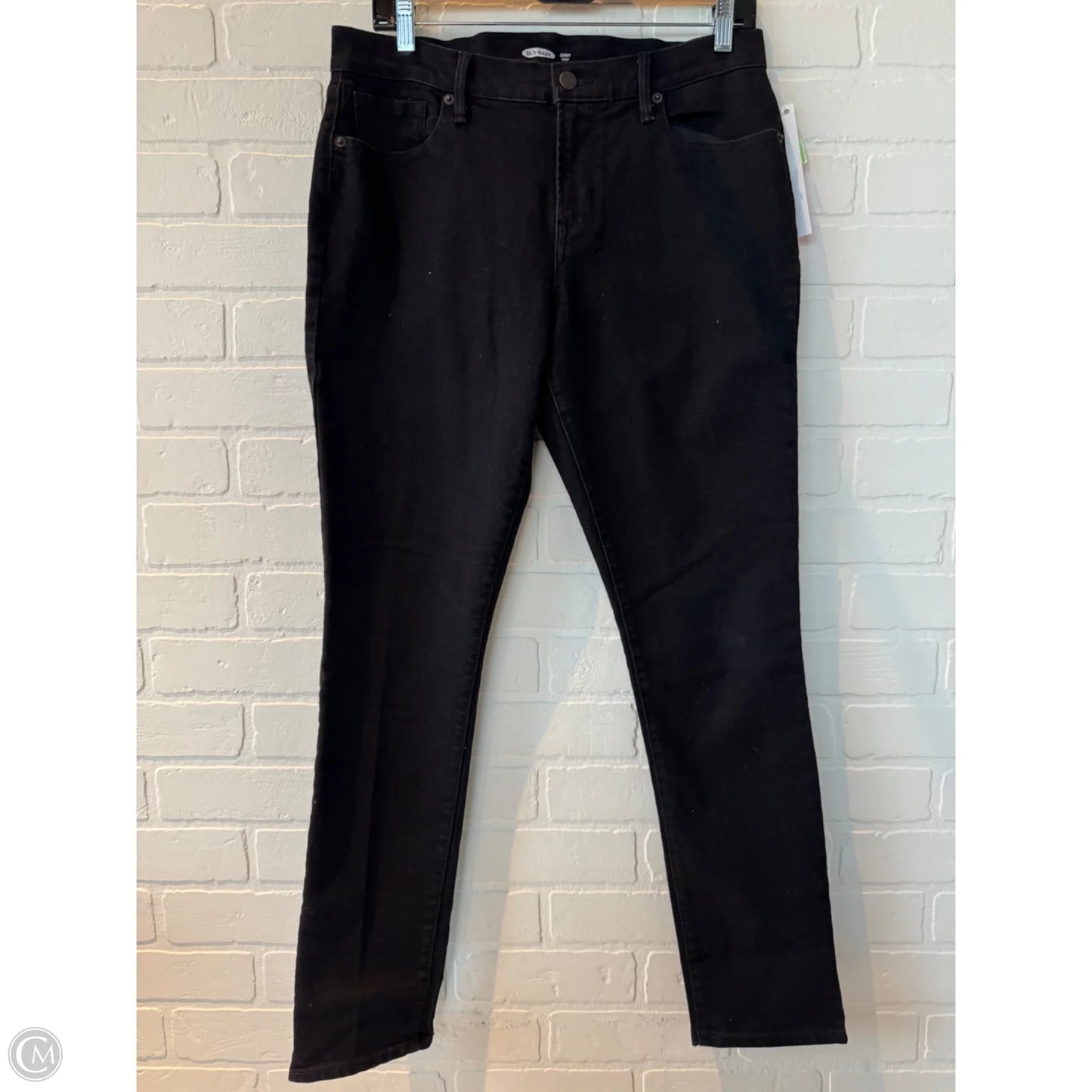 Jeans Skinny By Old Navy In Black, Size: 10