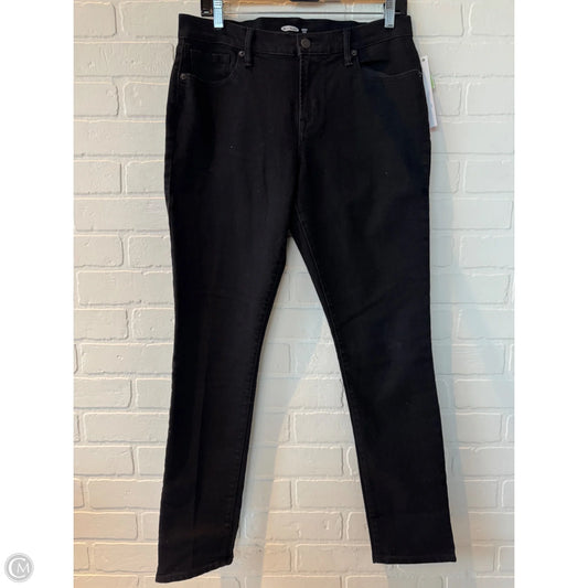 Jeans Skinny By Old Navy In Black, Size: 10