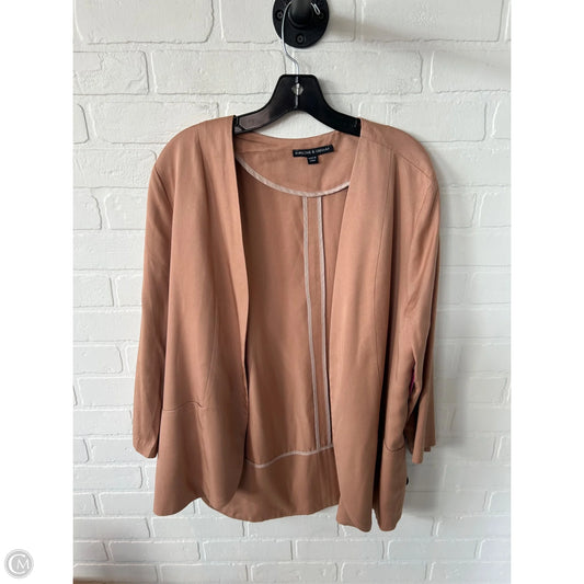 Blazer By Harlowe & Graham In Orange, Size: Xl