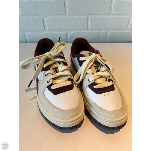 Shoes Sneakers By Puma In Red & White, Size: 7