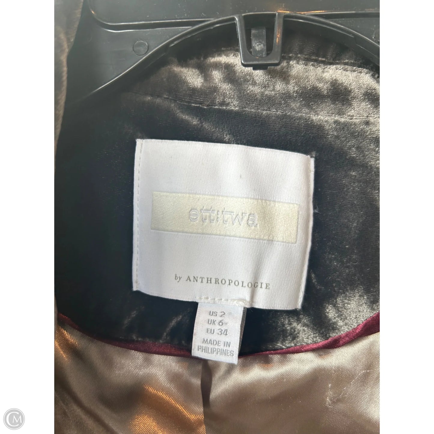 Blazer By Anthropologie In Grey, Size: Xs