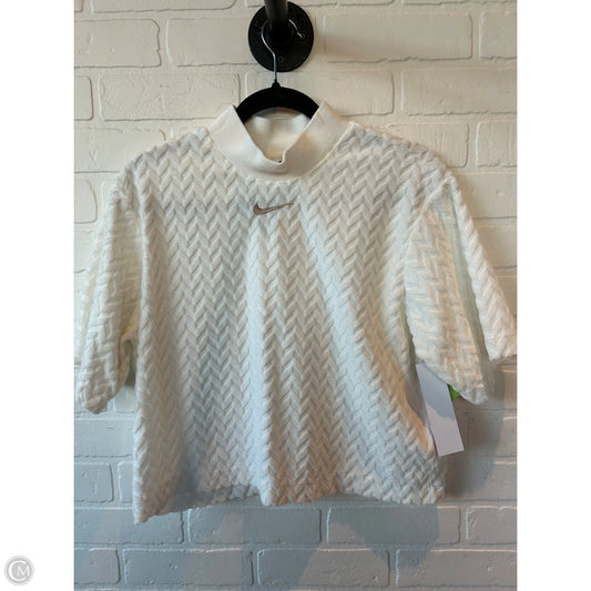 Athletic Top Short Sleeve By Nike Apparel In White, Size: Xs
