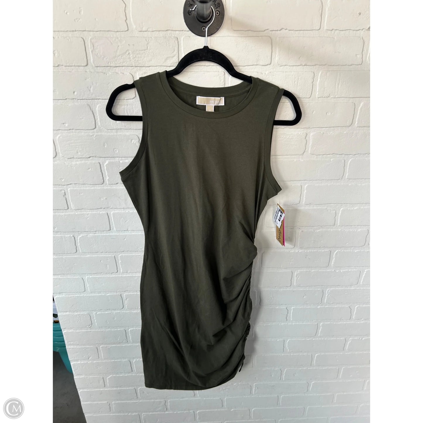Dress Casual Midi By Michael By Michael Kors In Green, Size: M