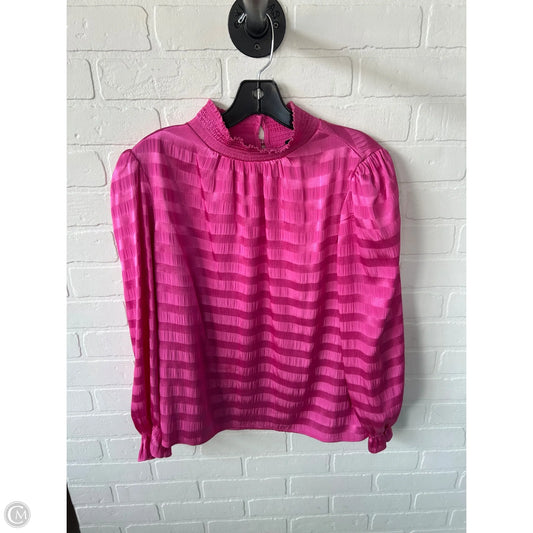 Top Long Sleeve By 1.state In Pink, Size: L