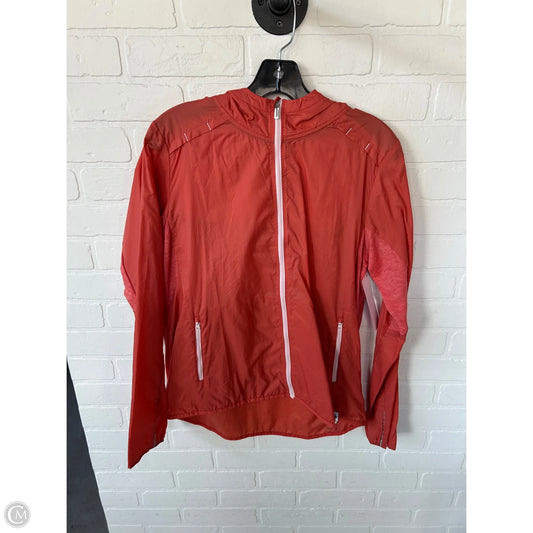Jacket Windbreaker By Smartwool In Orange, Size: S