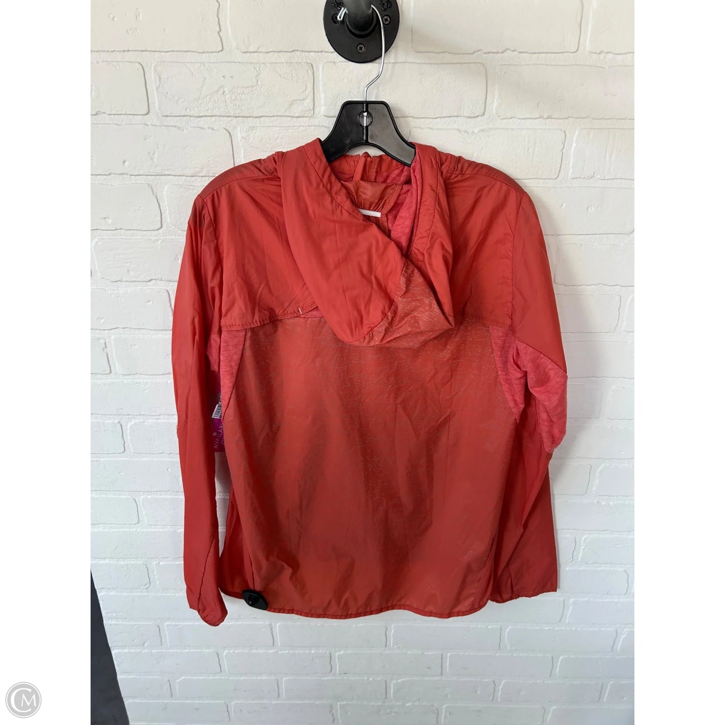 Jacket Windbreaker By Smartwool In Orange, Size: S