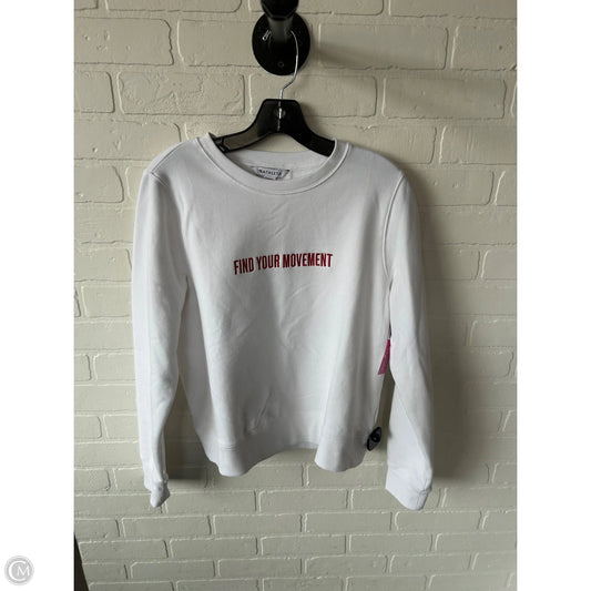 Sweatshirt Crewneck By Athleta In White, Size: M