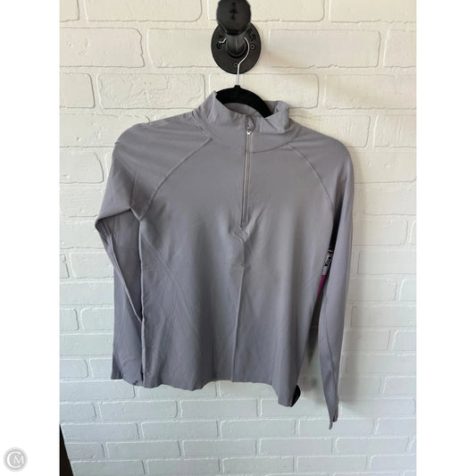 Athletic Top Long Sleeve Collar By Lululemon In Purple, Size: M