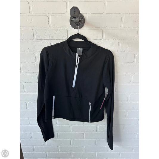 Athletic Top Long Sleeve Collar By Calia In Black, Size: Xl