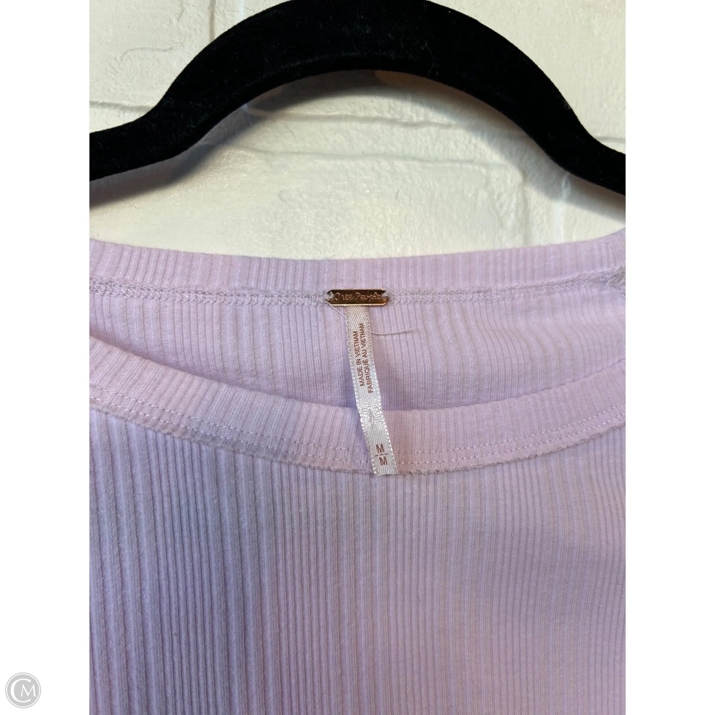 Top Long Sleeve By Free People In Purple, Size: M