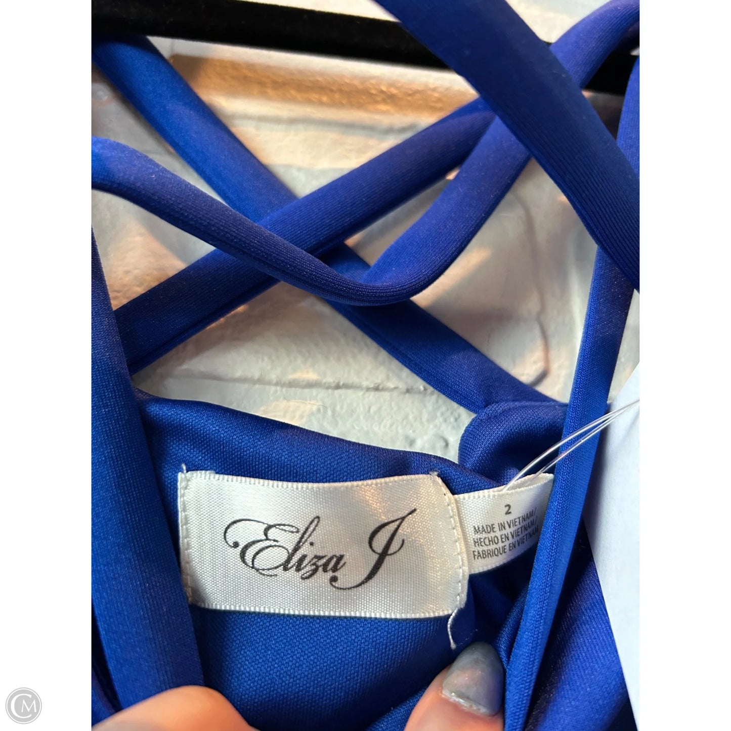 Dress Party Short By Eliza J In Blue, Size: Xs