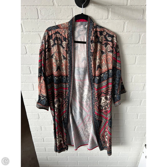 Kimono By Conditions Apply In Black & Red, Size: Osfm