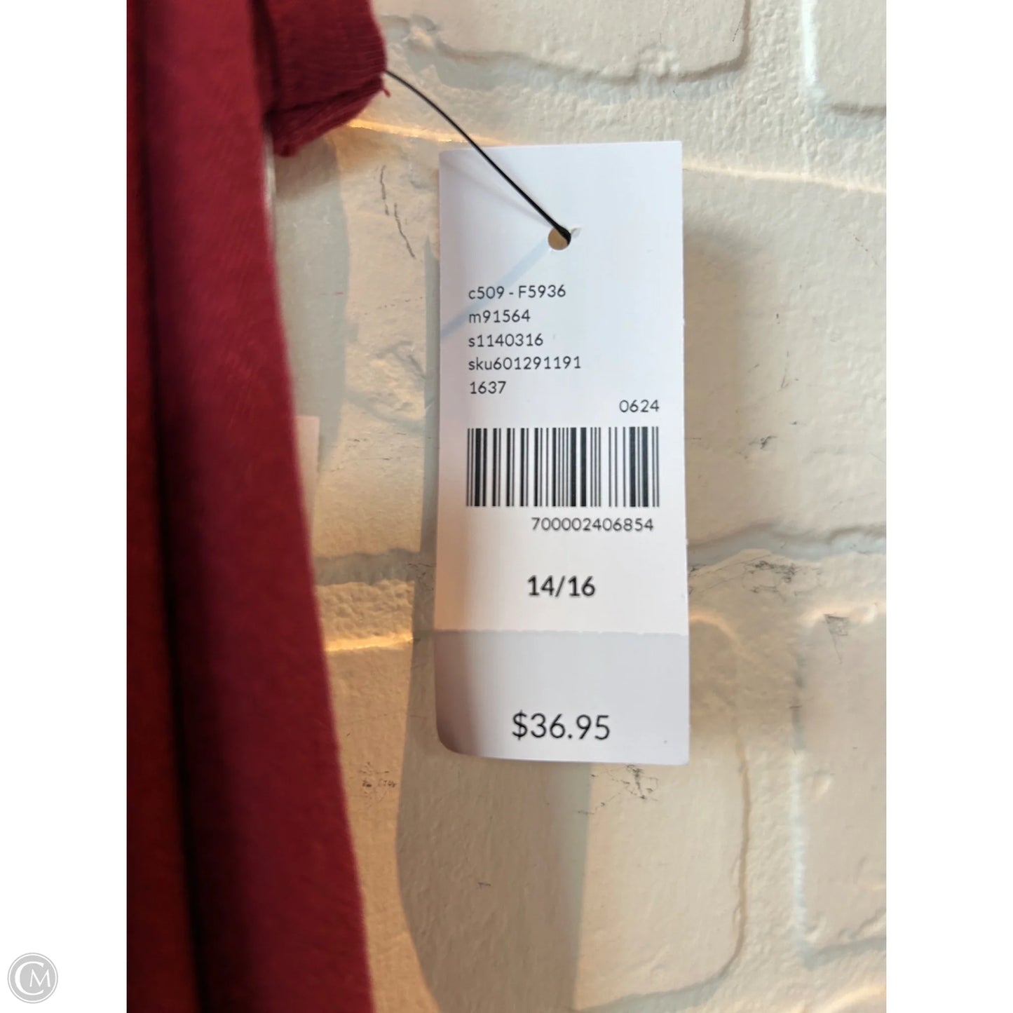 Top Sleeveless By Lane Bryant In Red, Size: Xl