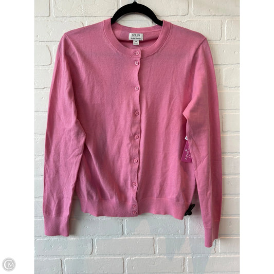 Sweater Cardigan By J. Crew In Pink, Size: M