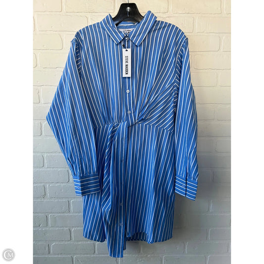 Dress Casual Short By Steve Madden In Blue & White, Size: M