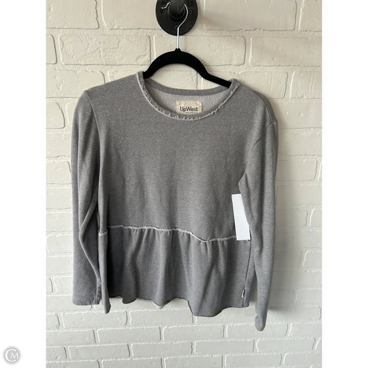 Top Long Sleeve By Cmb In Grey, Size: Xs