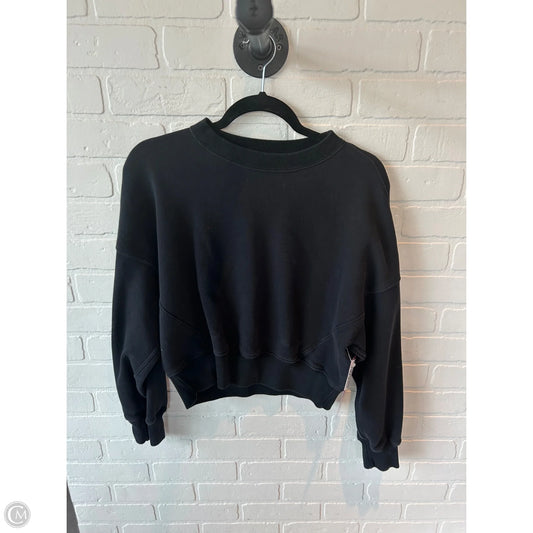 Sweatshirt Crewneck By Abercrombie And Fitch In Black, Size: Xs