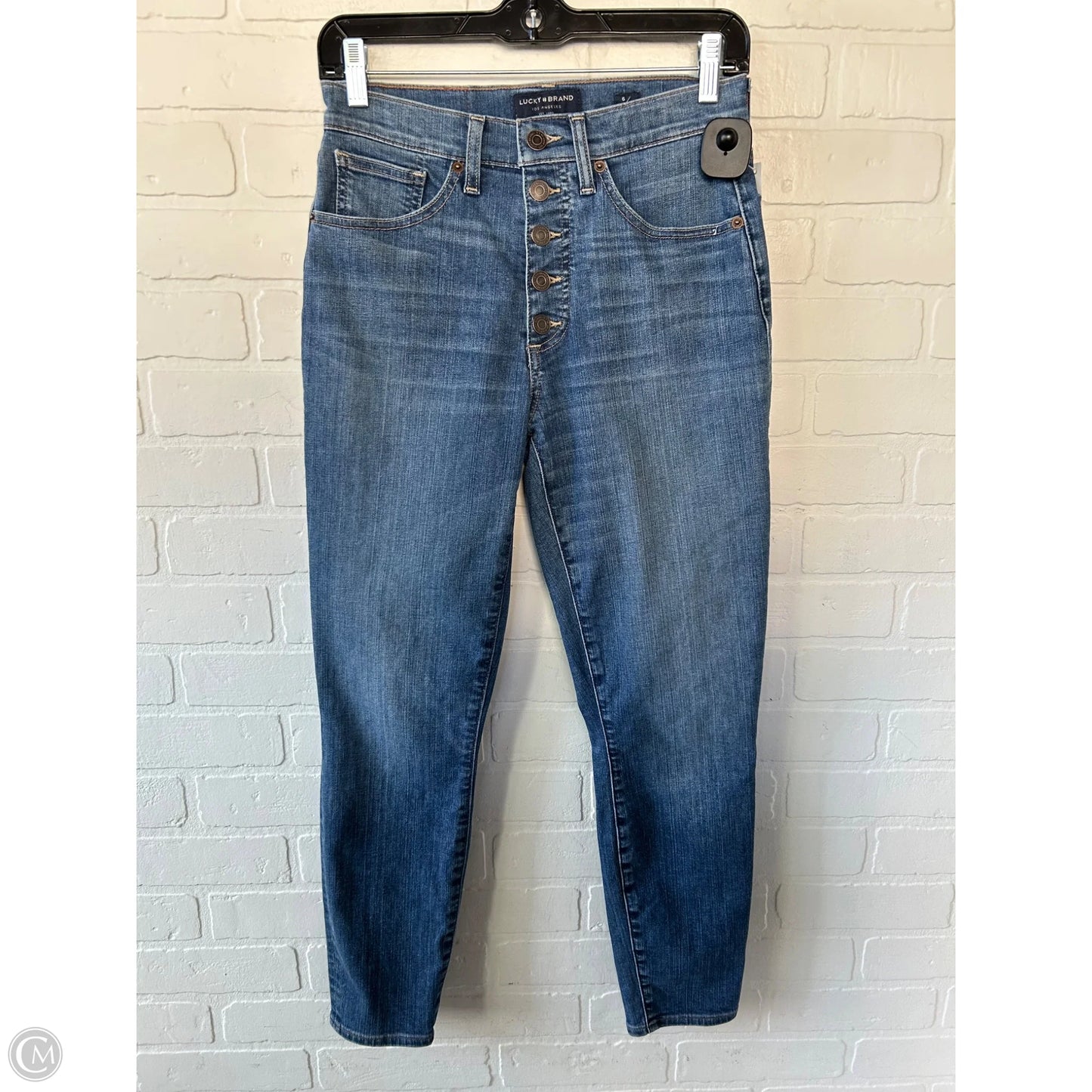 Jeans Skinny By Lucky Brand In Blue Denim, Size: 6