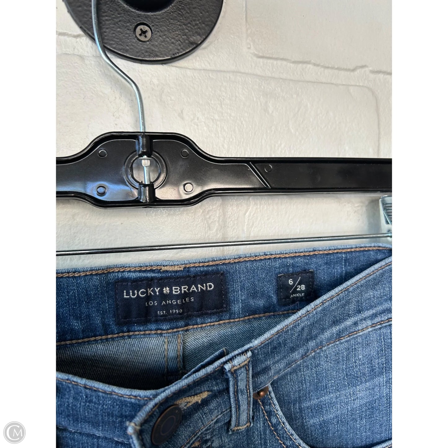 Jeans Skinny By Lucky Brand In Blue Denim, Size: 6