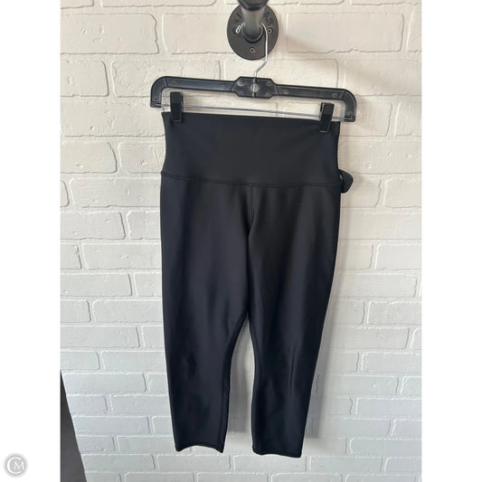 Athletic Leggings By Alo In Black, Size: 8