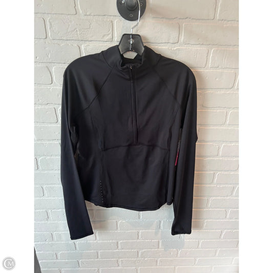 Athletic Top Long Sleeve Crewneck By Old Navy In Black, Size: M