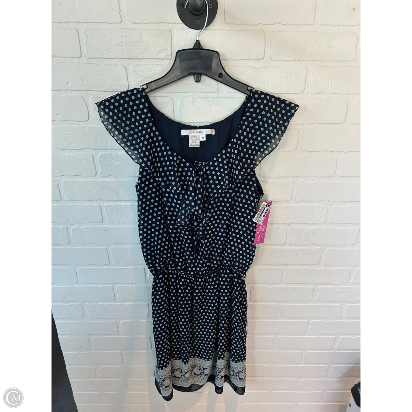 Dress Casual Short By Studio M In Blue, Size: M