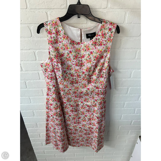 Dress Casual Midi By Ronnie Nicole In Orange & Pink, Size: 1x