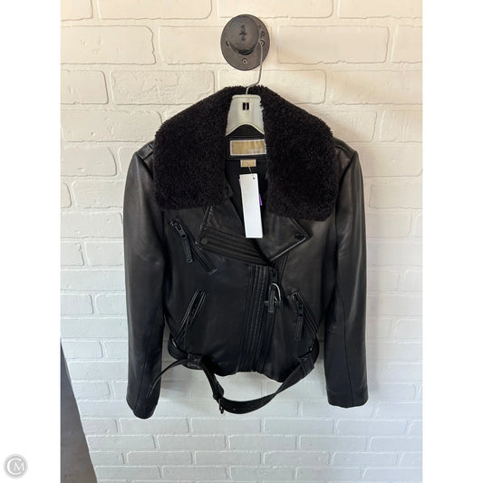 Jacket Designer By Michael Kors In Black, Size: M