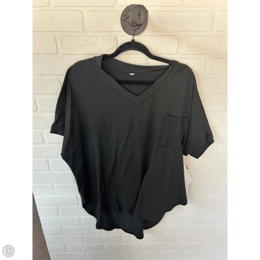 Top Short Sleeve Basic By Cme In Black, Size: 3x