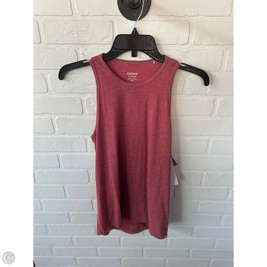 Athletic Tank Top By Toad & Co In Red, Size: Xs
