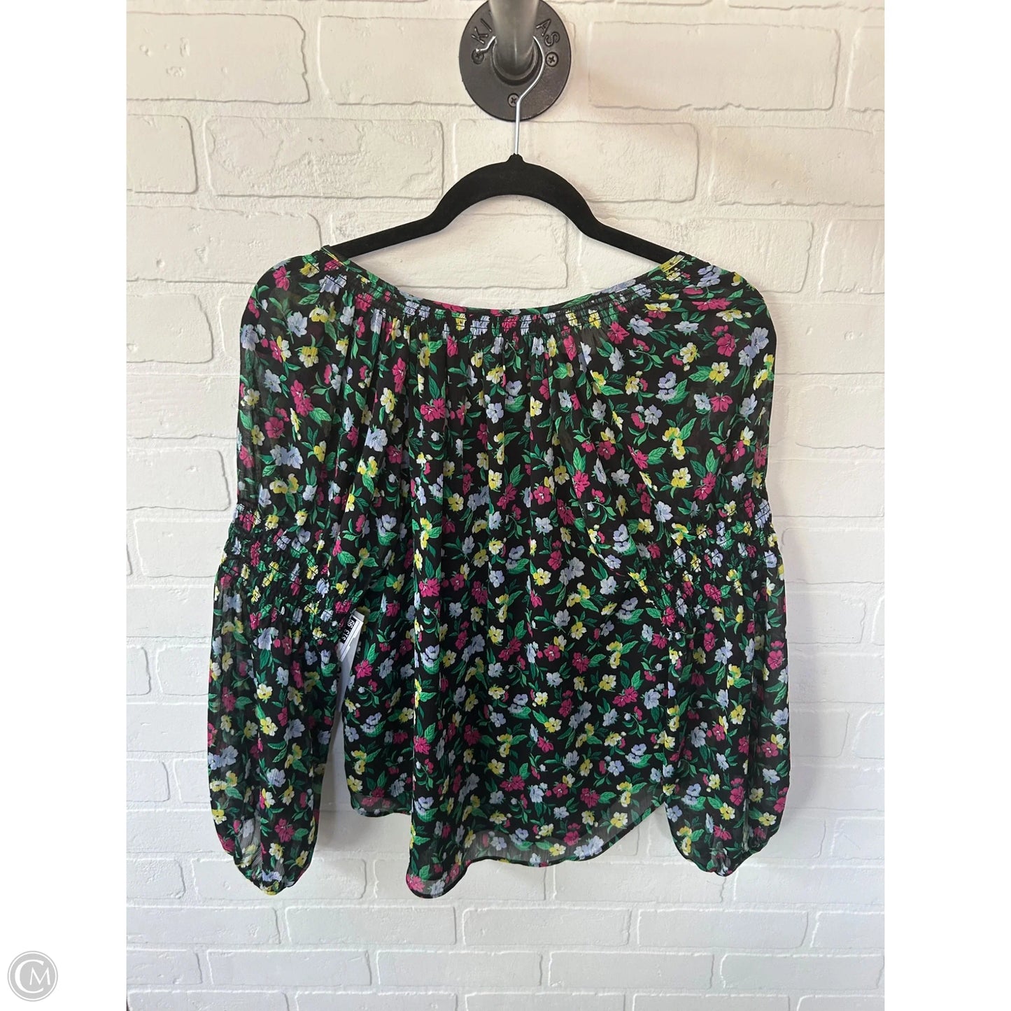 Top Long Sleeve By Ann Taylor In Black, Size: Xsp