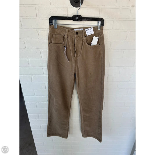 Pants Corduroy By Top Shop In Tan, Size: 6