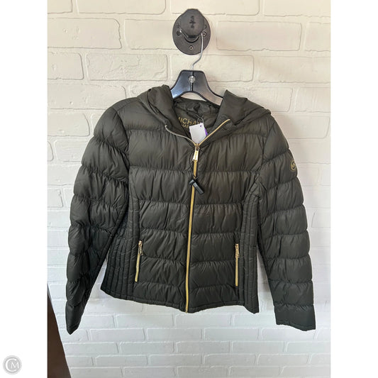 Jacket Puffer & Quilted By Michael By Michael Kors In Green, Size: M
