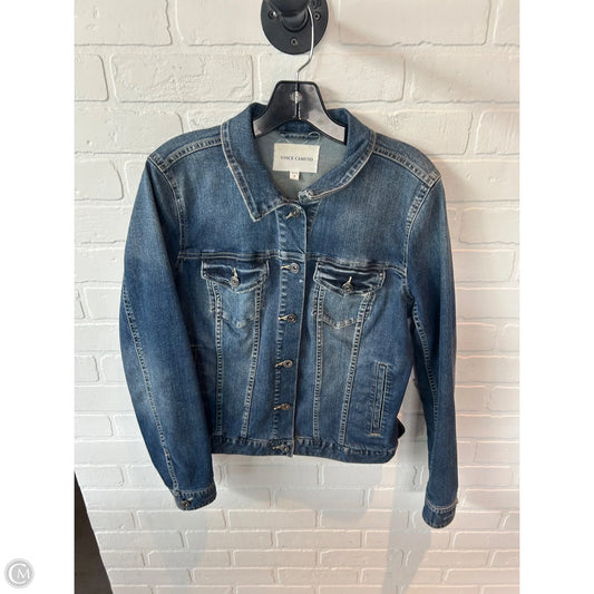 Jacket Denim By Vince Camuto In Blue Denim, Size: M