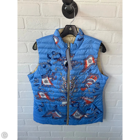Vest Puffer & Quilted By J Mclaughlin In Blue, Size: L
